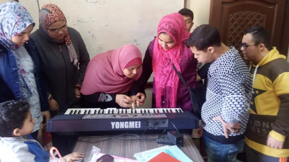Photograph 1 from: Renewed Creativity: Teaching Music to People with Disabilities