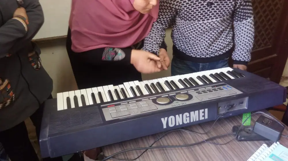 Photograph 2 from: Renewed Creativity: Teaching Music to People with Disabilities