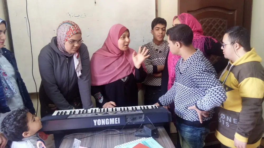 Photograph 16 from: Renewed Creativity: Teaching Music to People with Disabilities
