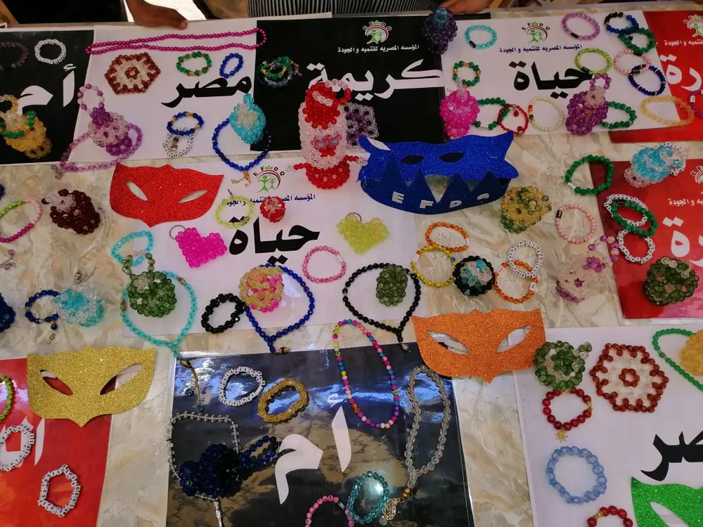 Photograph 2 from: The Foundation Exhibits Handicrafts Made by the Children and Families It Trained