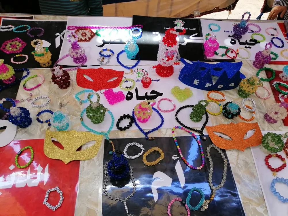 Photograph 15 from: The Foundation Exhibits Handicrafts Made by the Children and Families It Trained