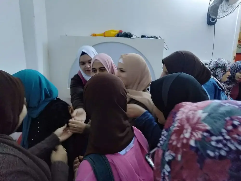 Photograph 13 from: Kafr El-Zayat Girls' Secondary School Visits the Foundation