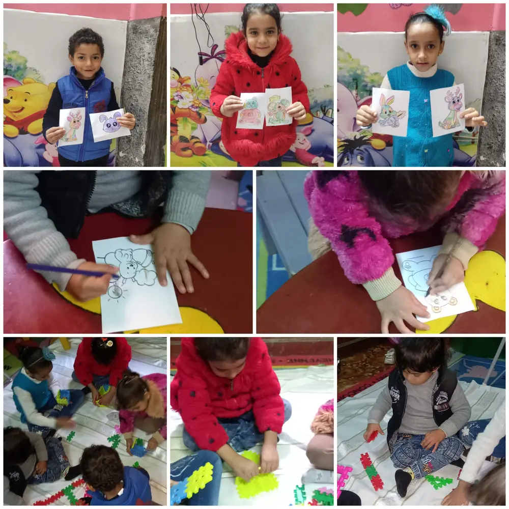 Recreational activities for the kindergarten open day