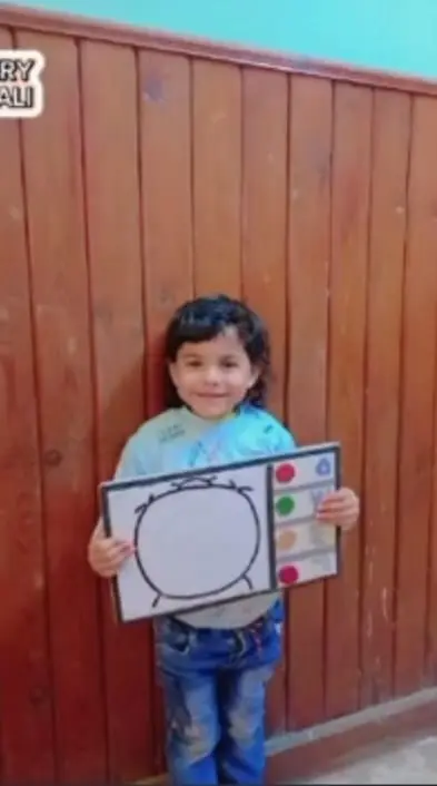 Today's activity: attention, counting, hand exercises, cognitive skills and cooperative play