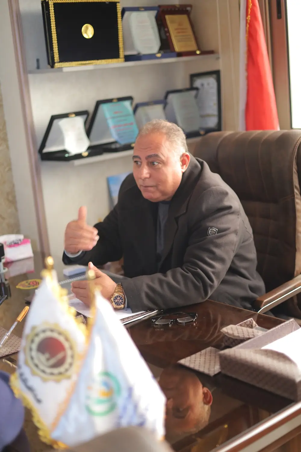 Photograph 1 from: Cooperation protocol with the Engineer Hisham El-Kholy Foundation